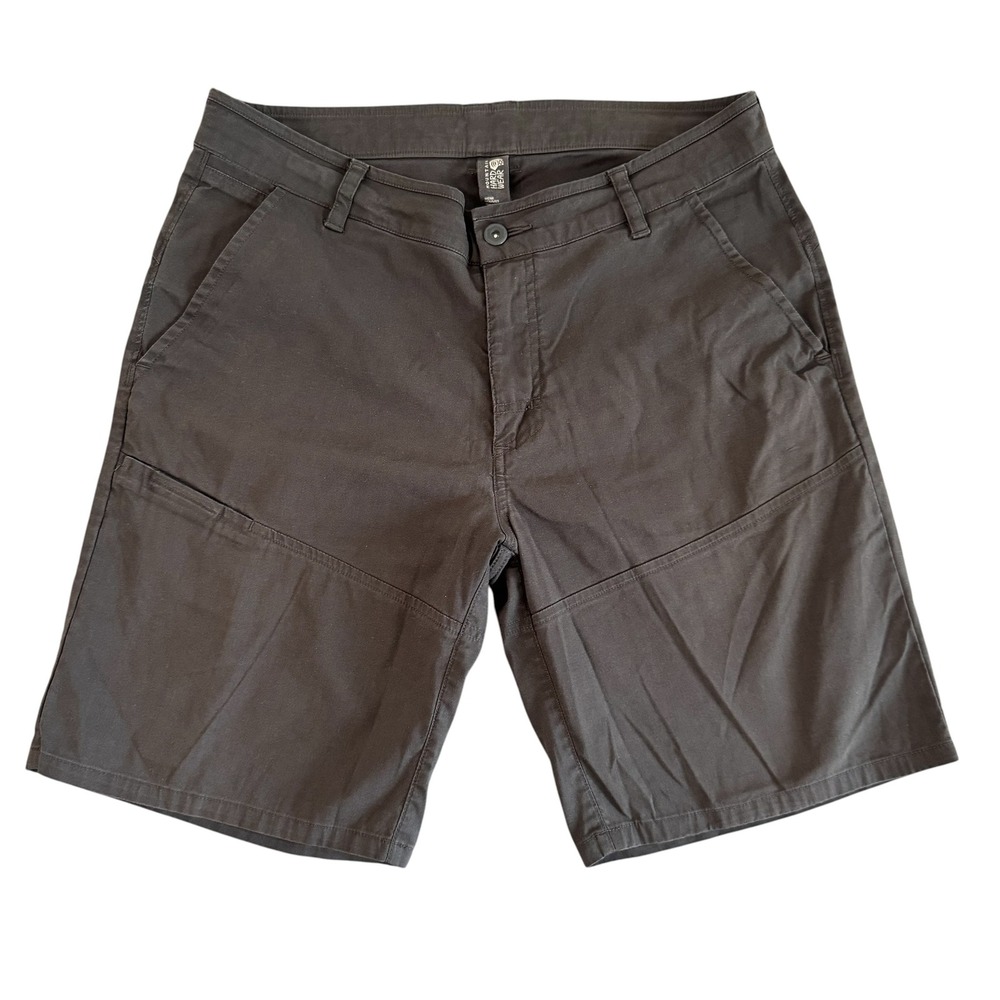 Mountain Hardwear 33x8 (Tag 32x9) Gray Stretch Mens Hiking Shorts OM7225